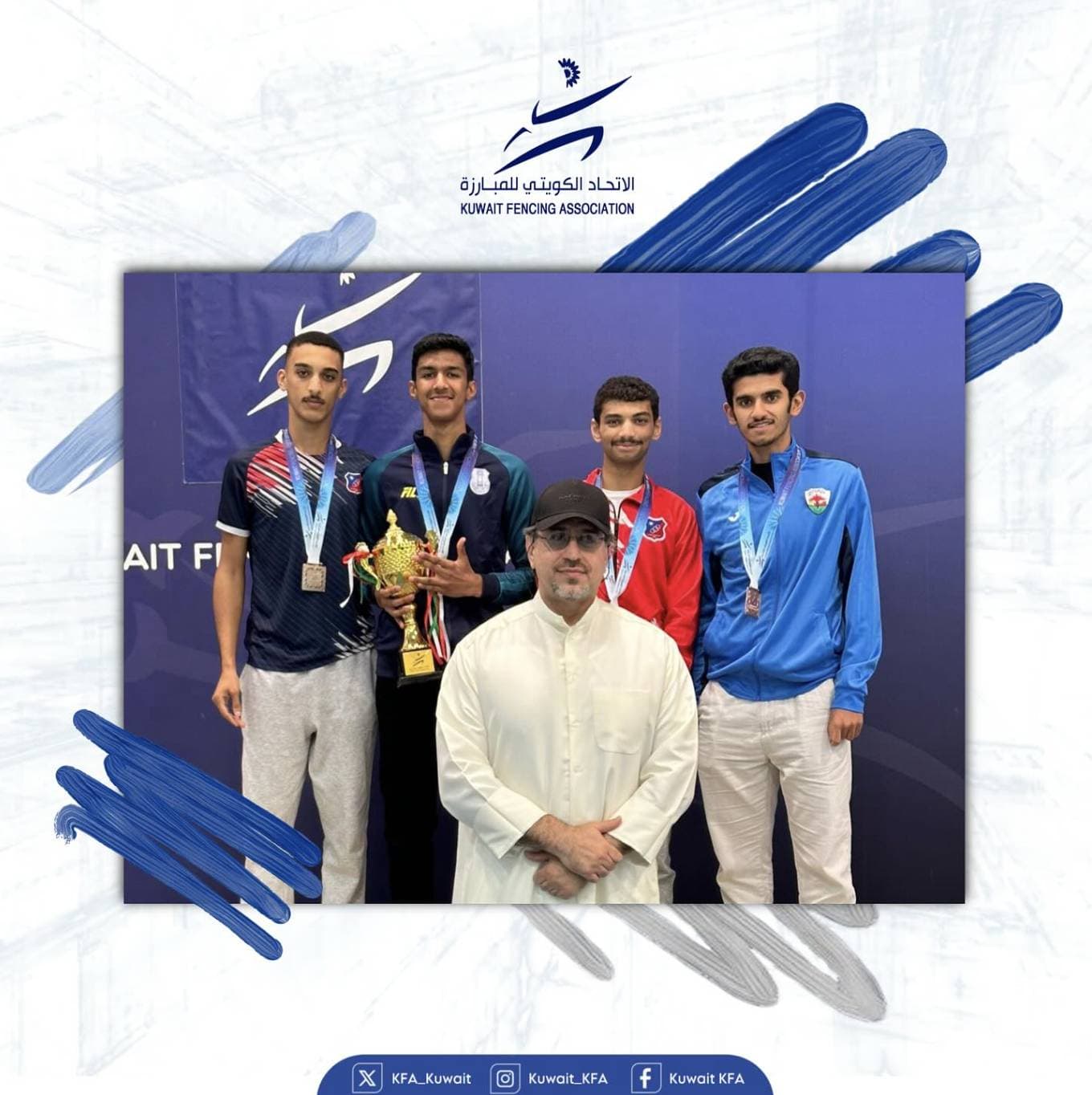 Results of the Kuwait National Championship for Juniors - Épée Weapon
